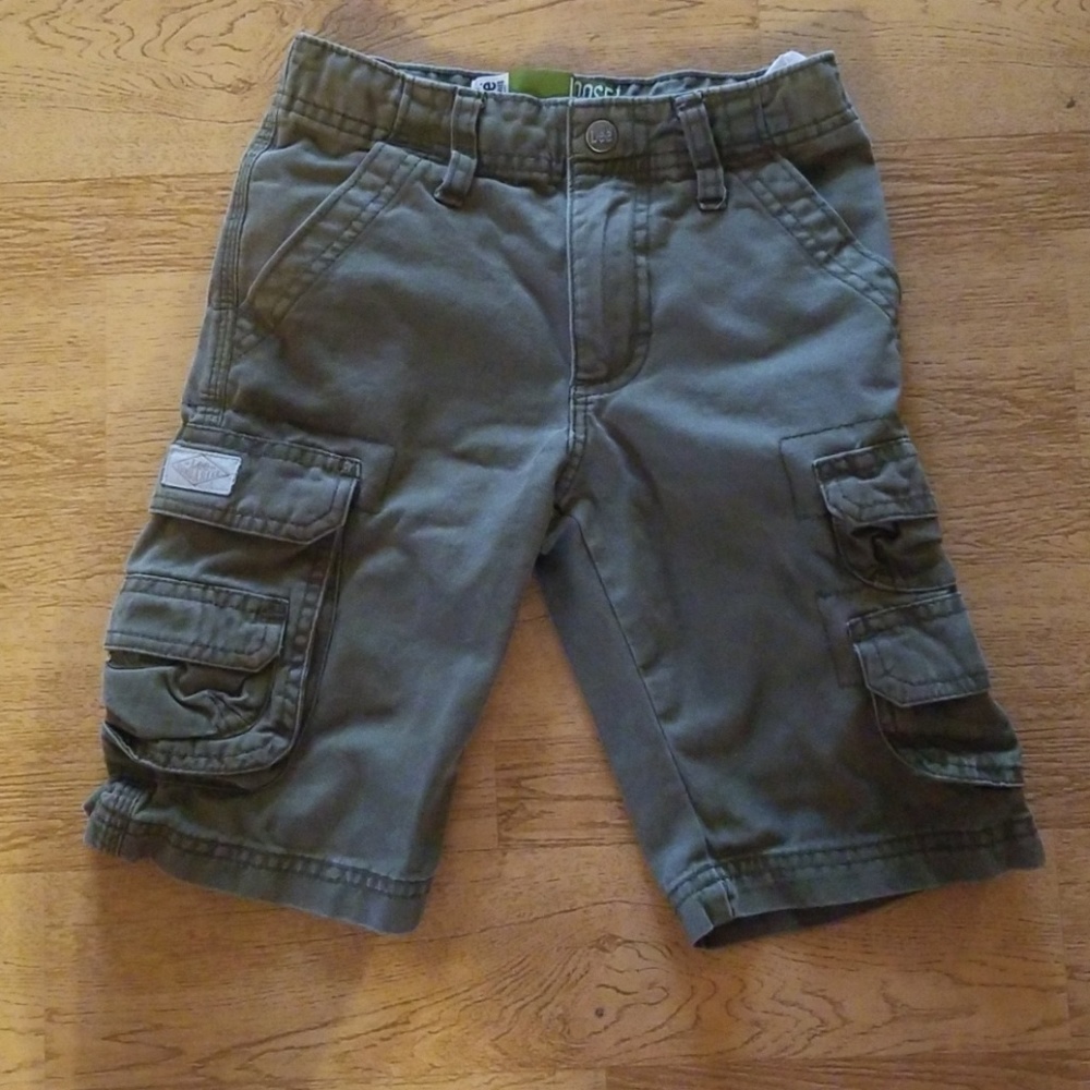 Lee Dungarees olive green boys shorts